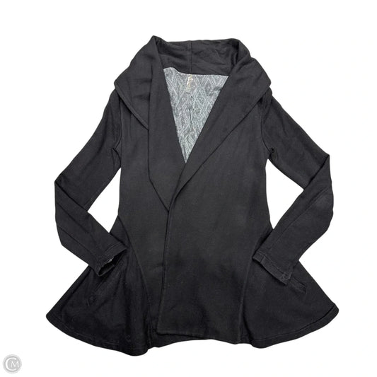 Sweater Cardigan By Free People In Black, Size: Xs