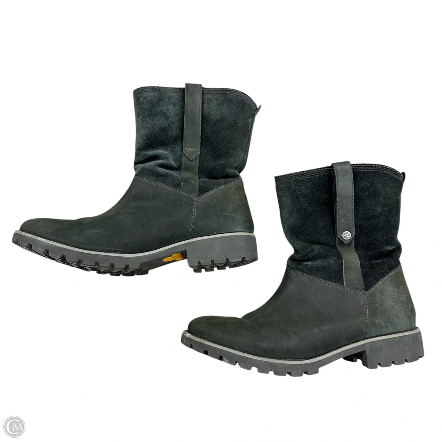 Boots Ankle Heels By Timberland In Grey, Size: 8