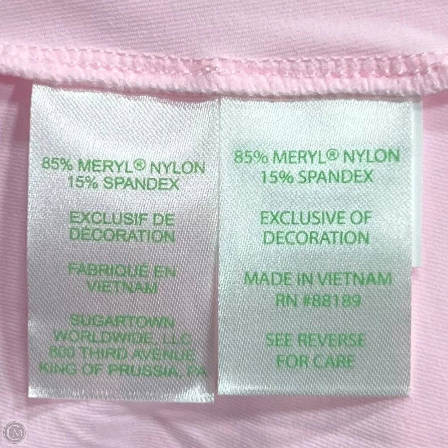 Top Short Sleeve Designer By Lilly Pulitzer In Pink, Size: Xl