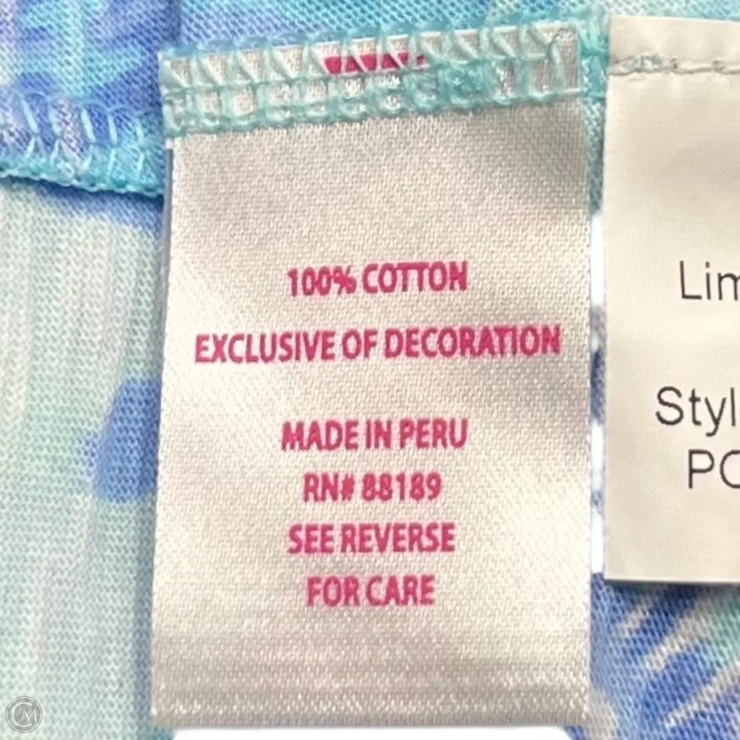 Top Sleeveless Designer By Lilly Pulitzer In Blue, Size: M