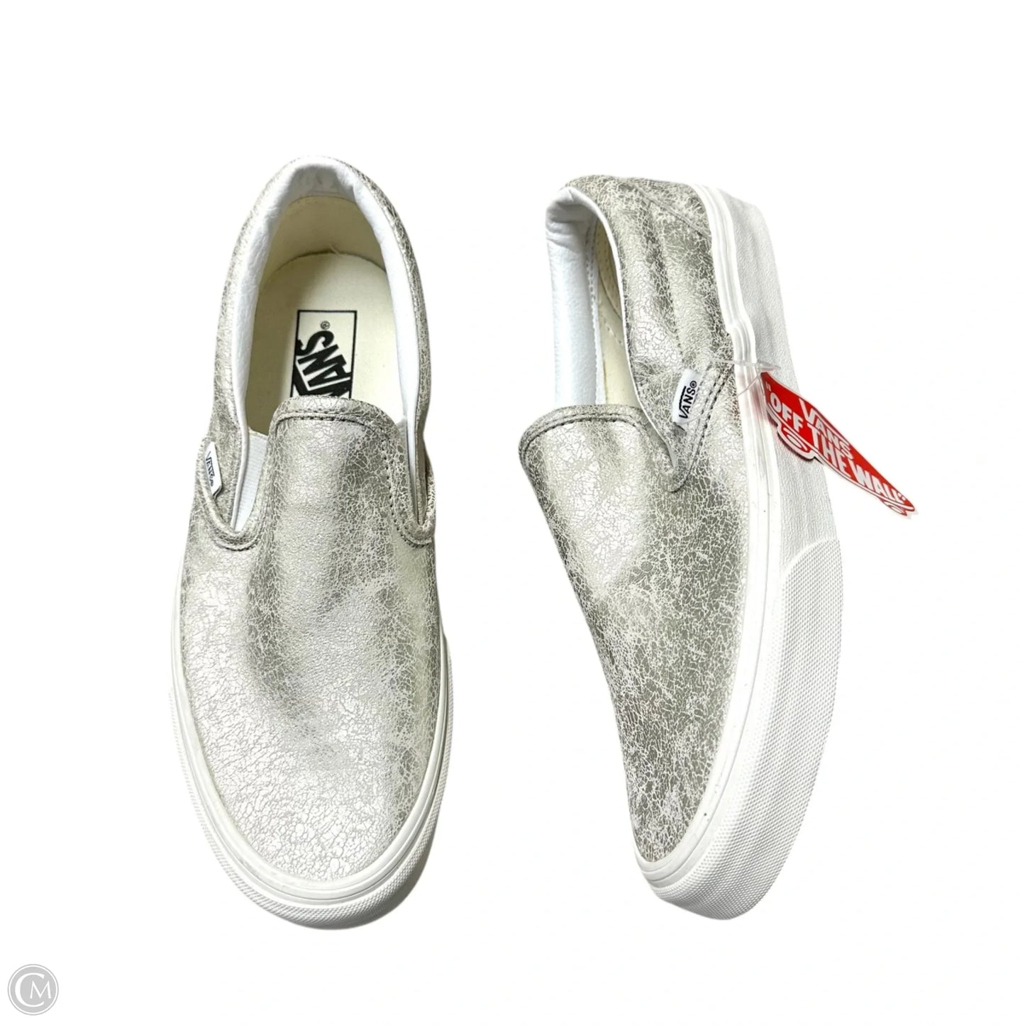 Shoes Sneakers By Vans In Gold, Size: 10.5