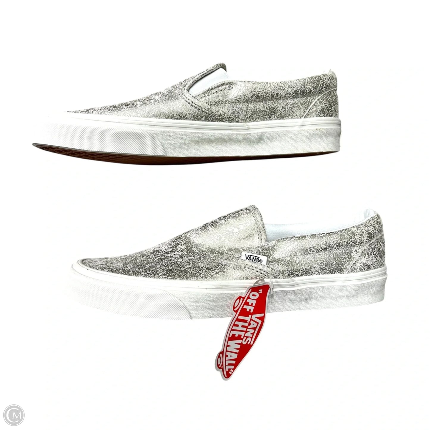 Shoes Sneakers By Vans In Gold, Size: 10.5