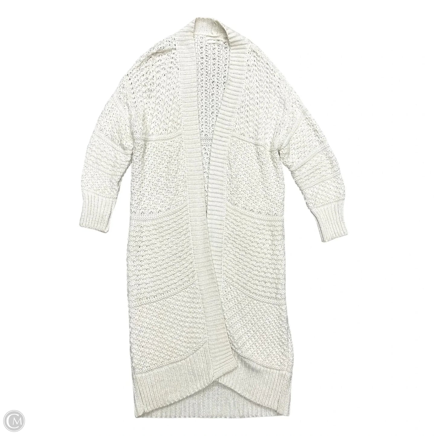 Sweater Cardigan By Anthropologie In Cream, Size: S