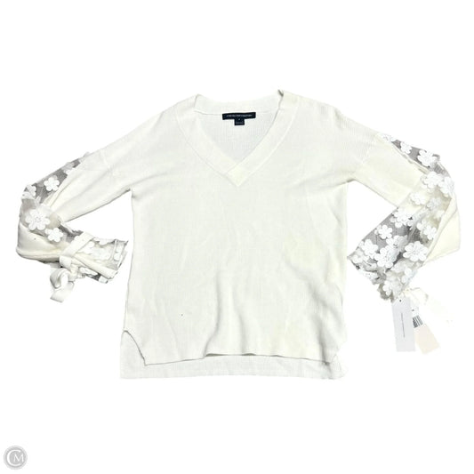 Sweater By French Connection In Cream, Size: S