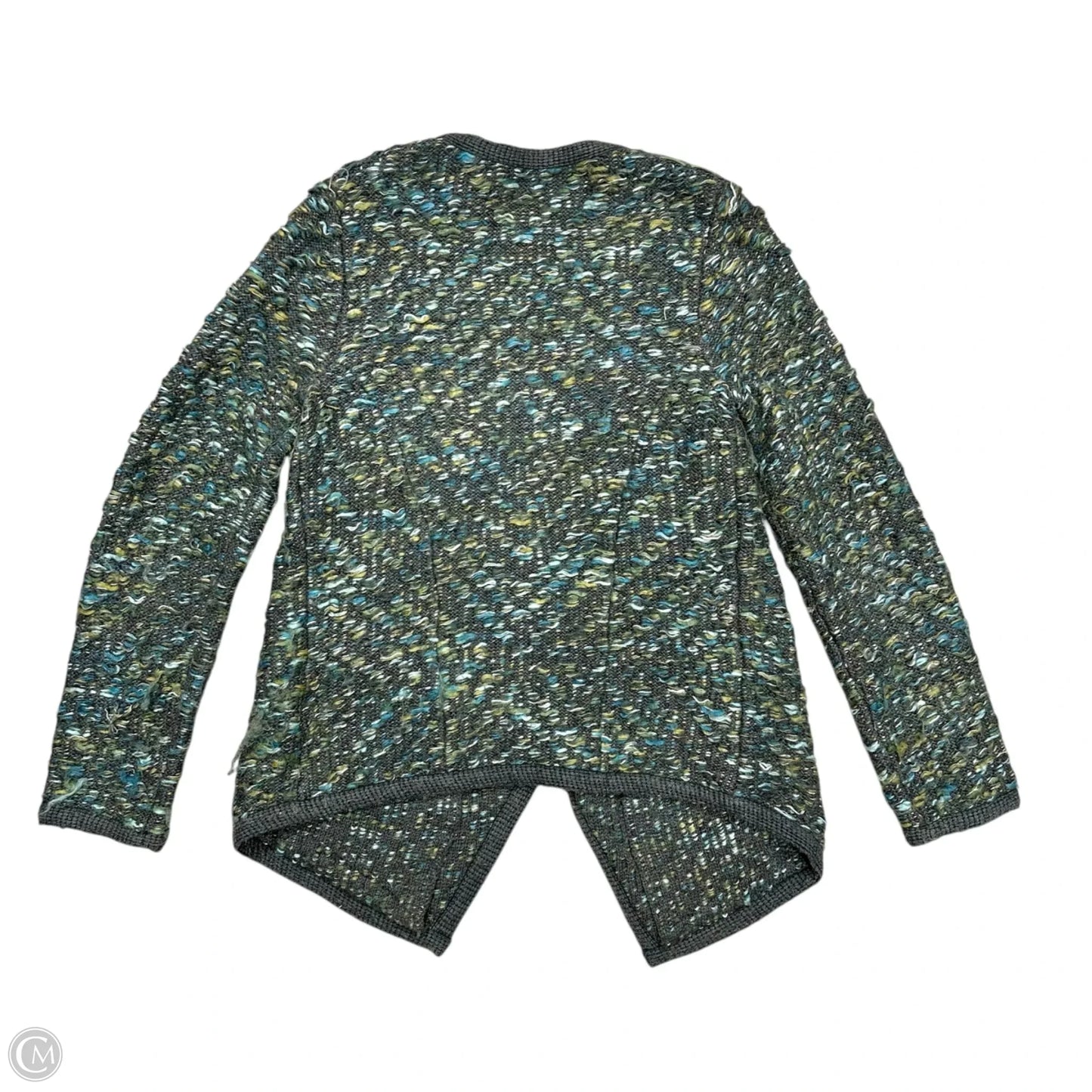 Sweater Cardigan By Moth In Blue & Grey, Size: S