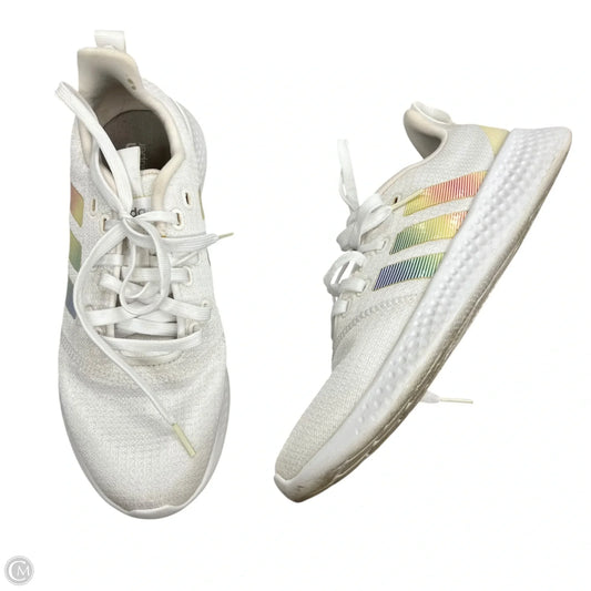 Shoes Athletic By Adidas In White, Size: 9