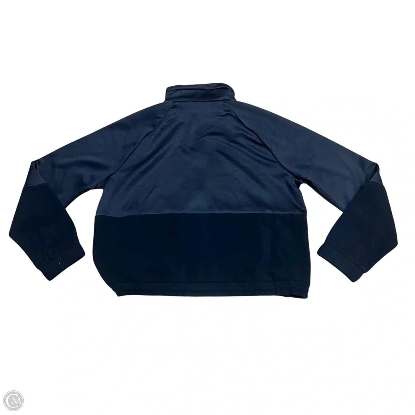 Athletic Jacket By Adidas In Navy, Size: M