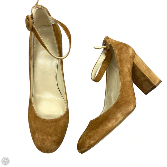 Shoes Heels Block By Marc Fisher In Tan, Size: 9.5