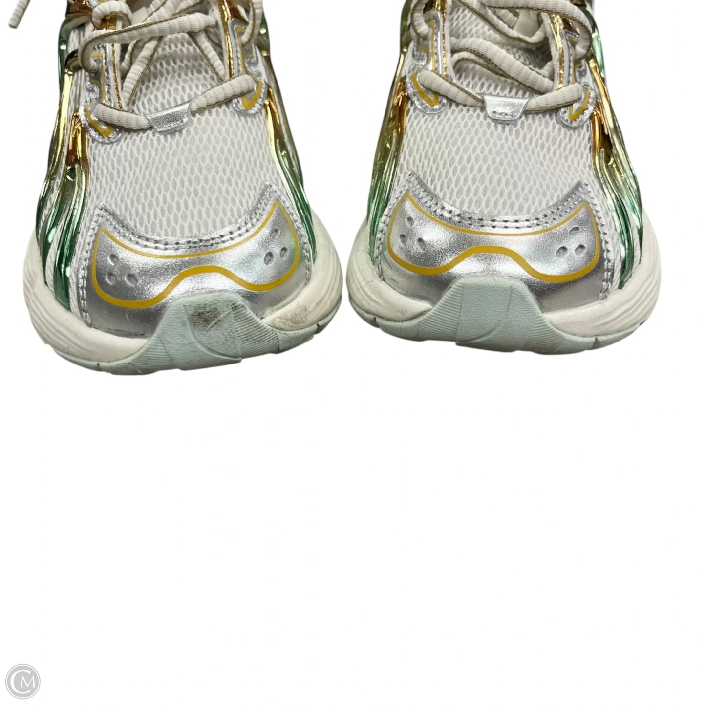 Shoes Sneakers By Puma In Cream & Green, Size: 8.5