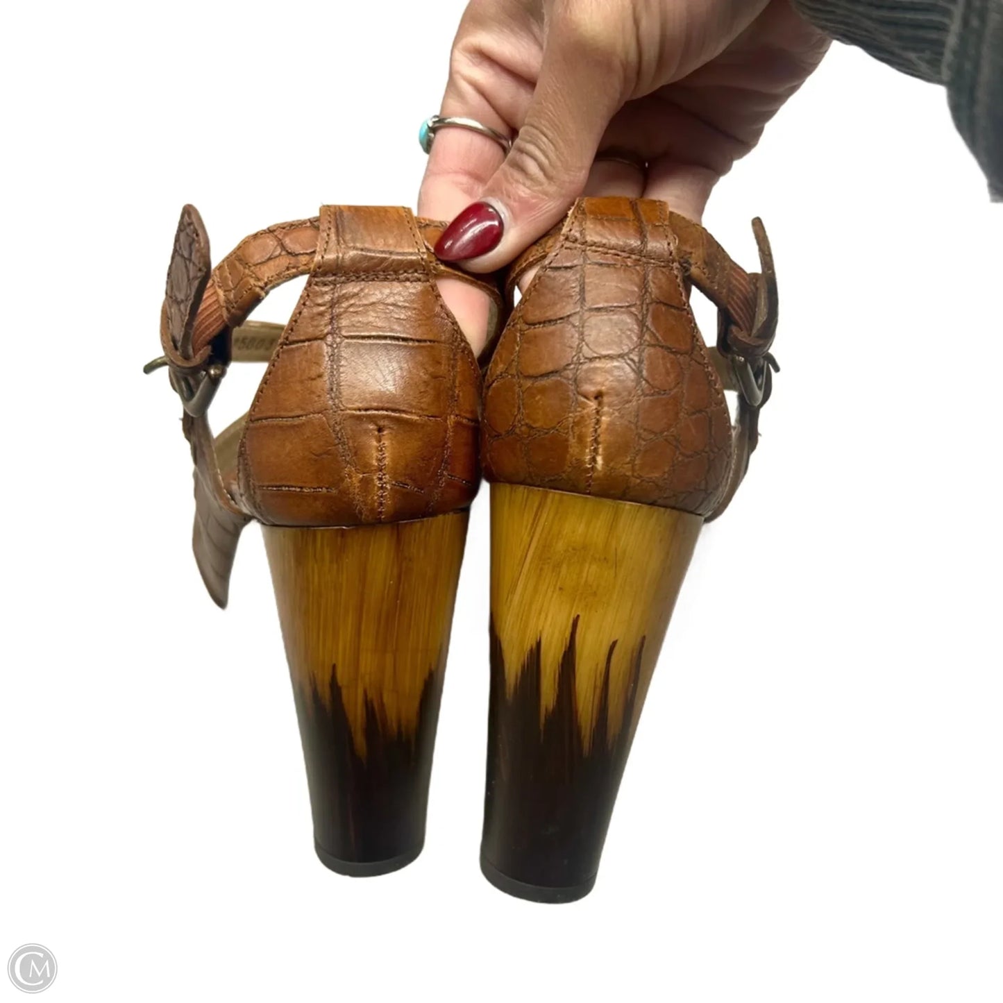 Sandals Designer By Stuart Weitzman In Tan, Size: 9