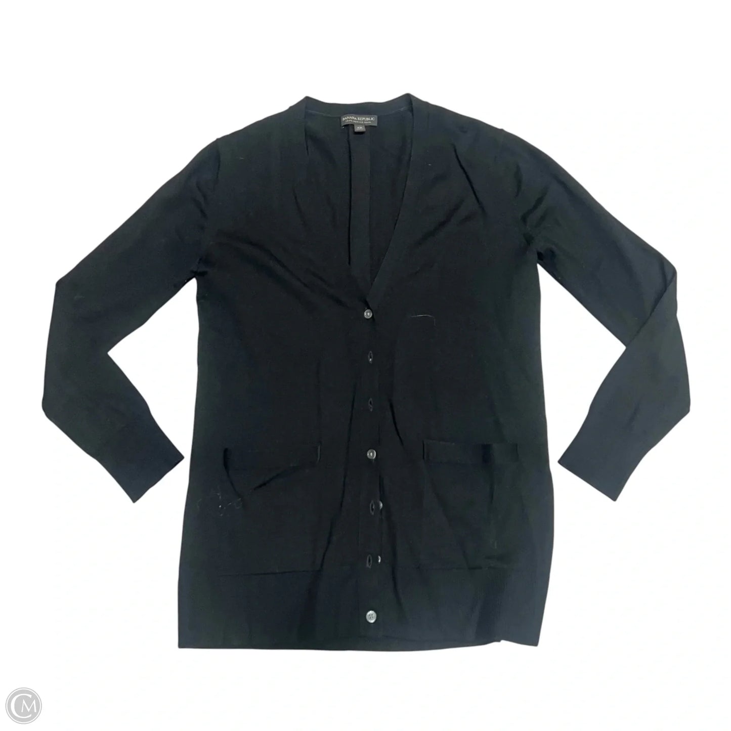 Sweater Cardigan By Banana Republic In Black, Size: Xs