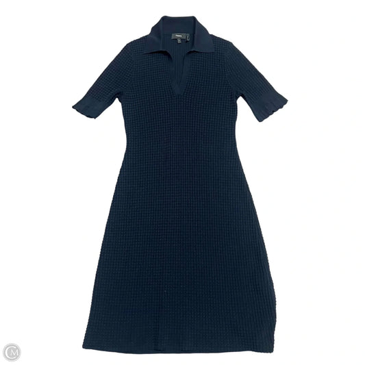 Dress Casual Midi By Theory In Navy, Size: S