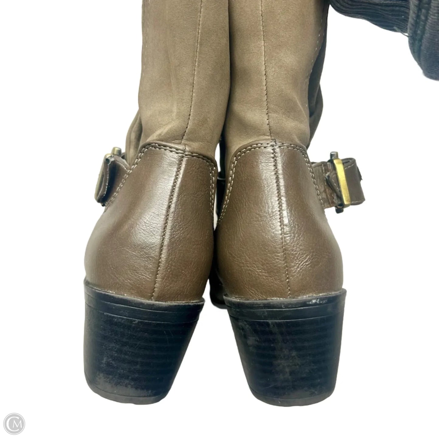 Boots Ankle Heels By Life Stride In Taupe, Size: 7