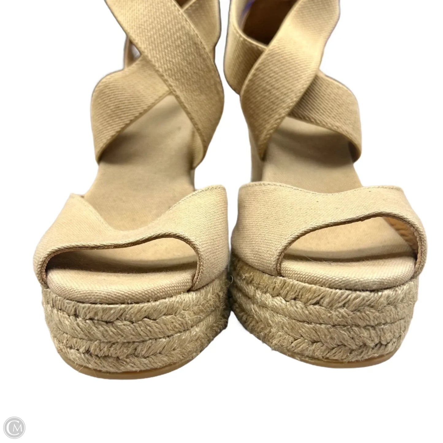 Sandals Designer By Tory Burch In Tan, Size: 8.5