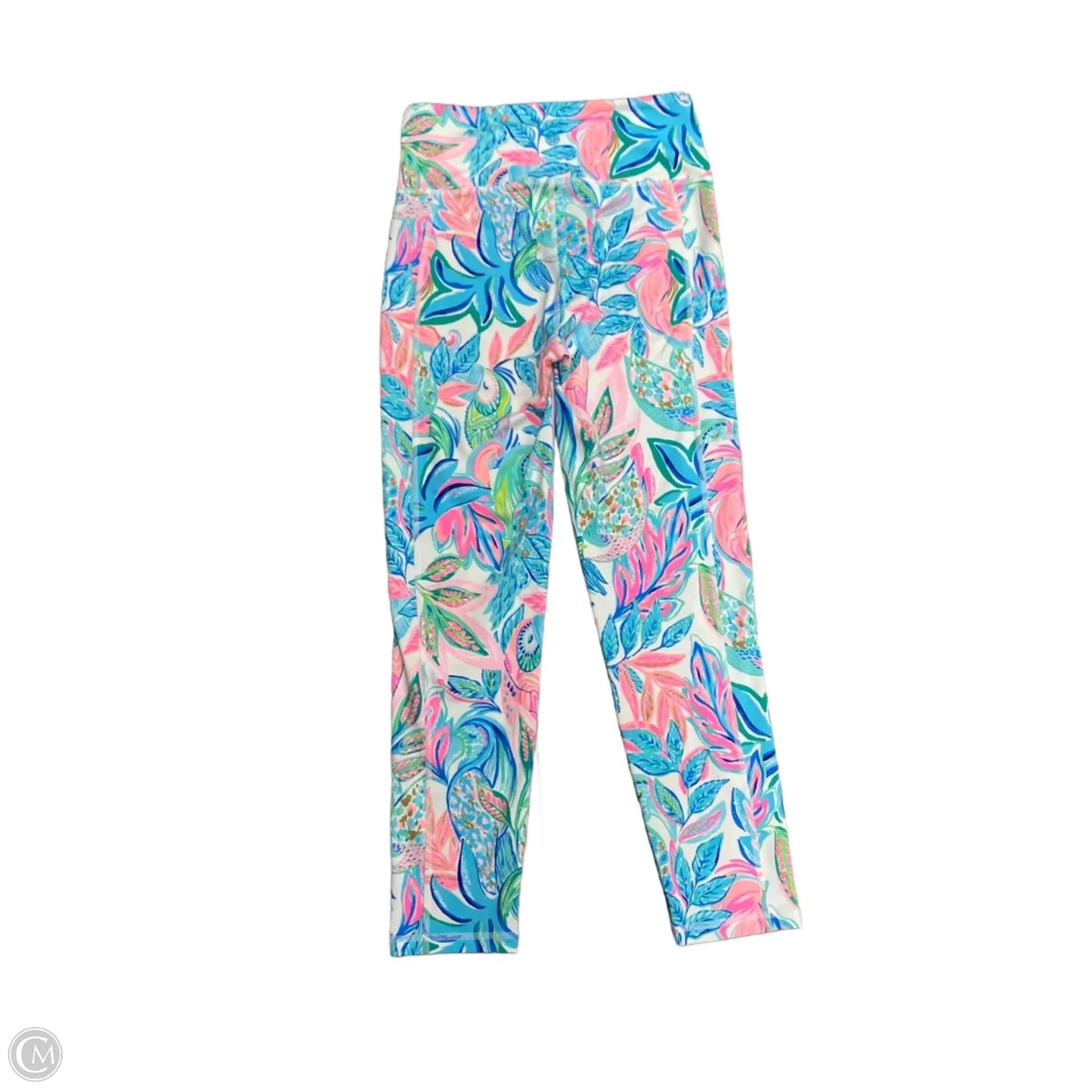 Pants Designer By Lilly Pulitzer In Blue & Pink, Size: 4