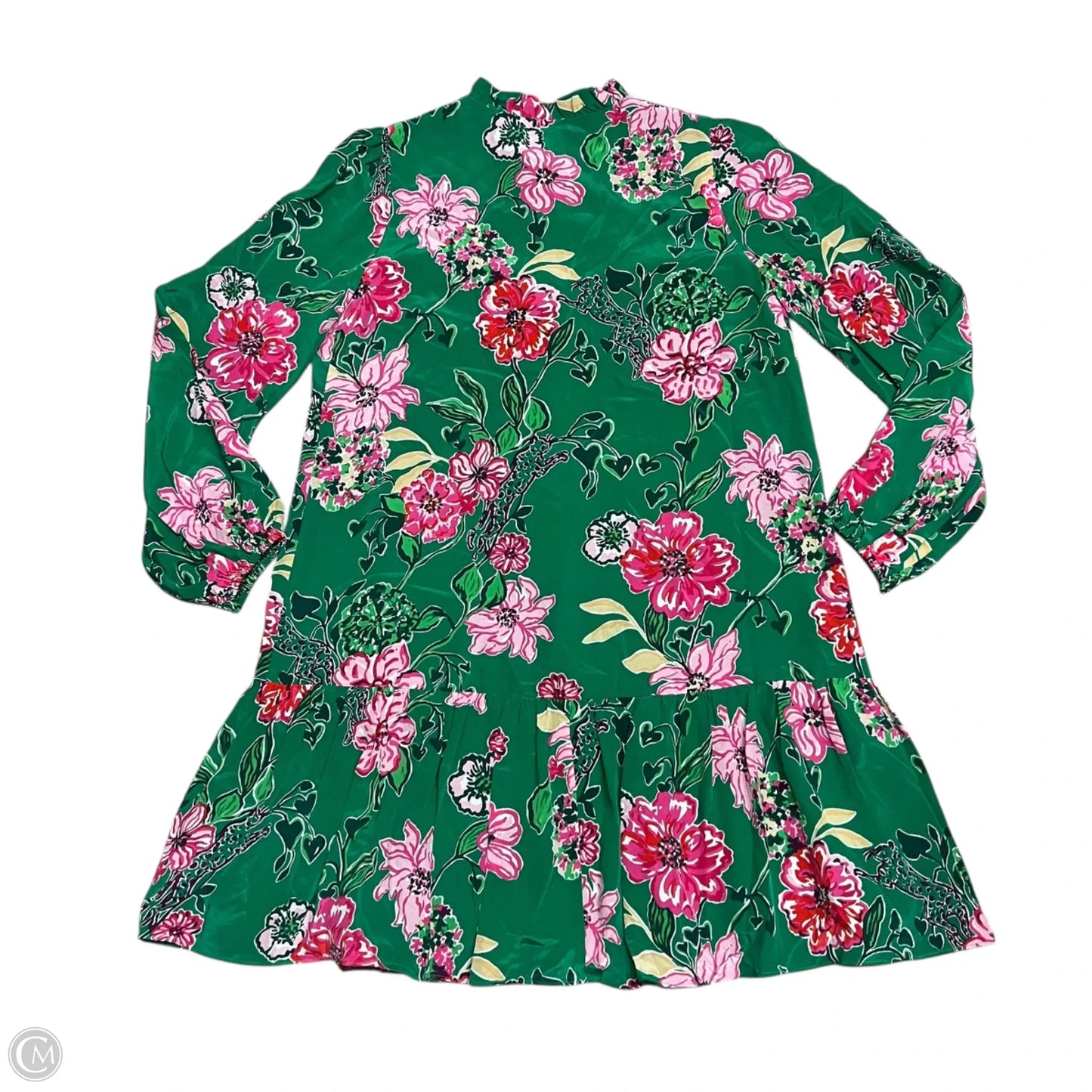 Dress Designer By Lilly Pulitzer In Green & Pink, Size: S