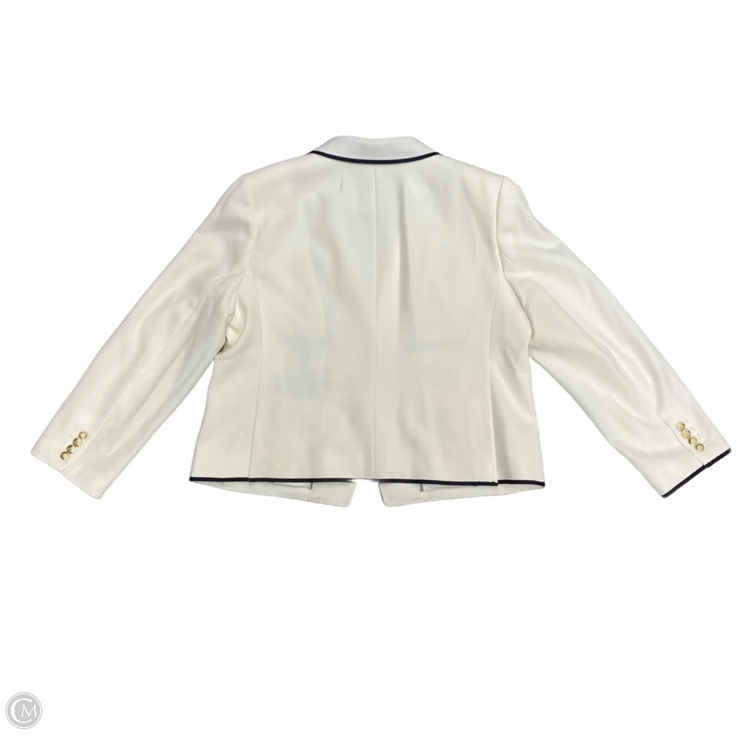 Blazer By J. Crew In Black & Cream, Size: Xl