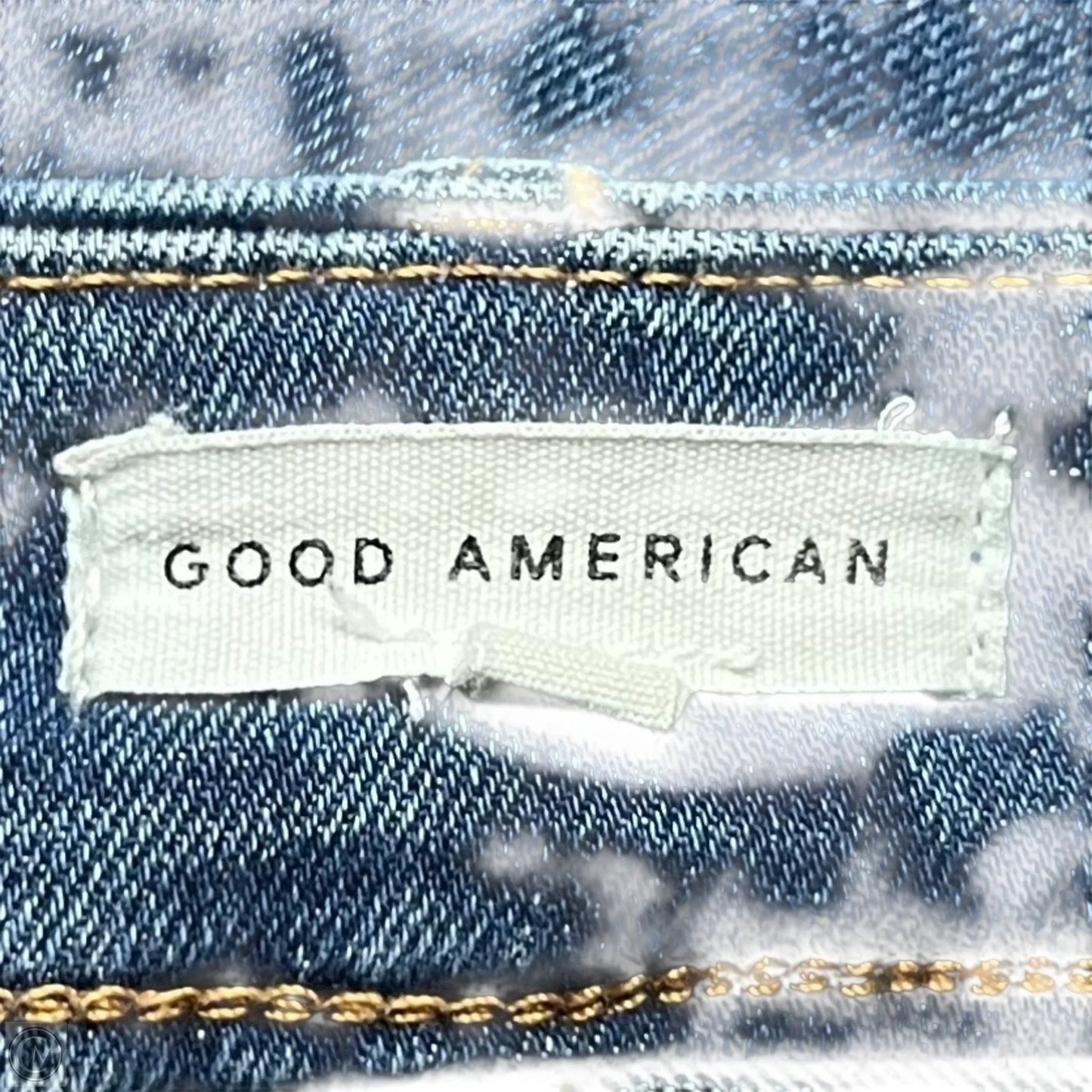 Jeans Skinny By Good American In Blue Denim, Size: 0