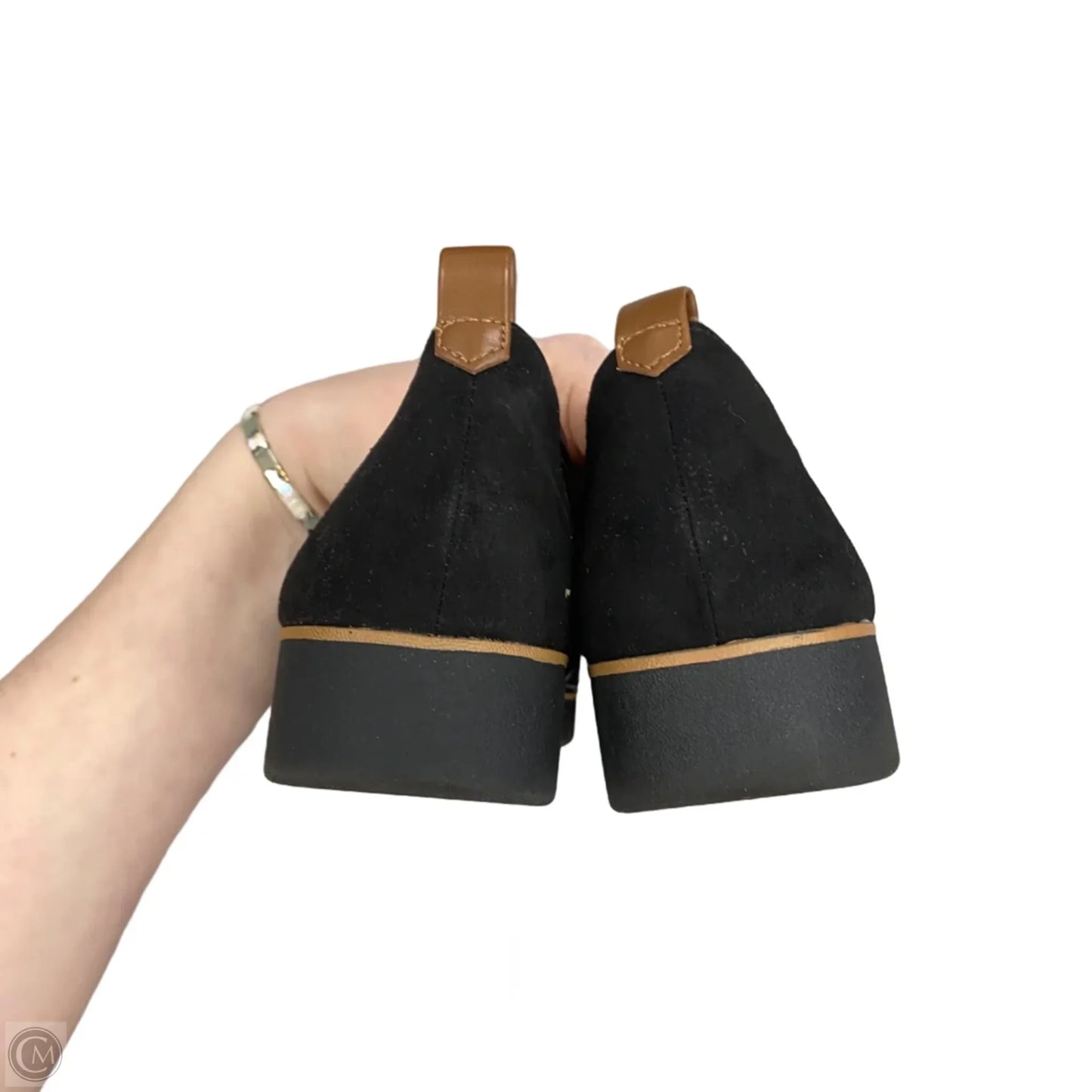 Shoes Heels Platform By Dr Scholls In Black, Size: 8.5