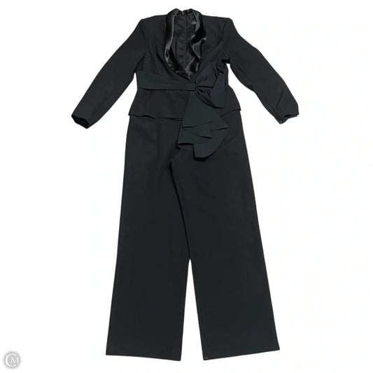 Jumpsuit By Adrianna Papell In Black, Size: L