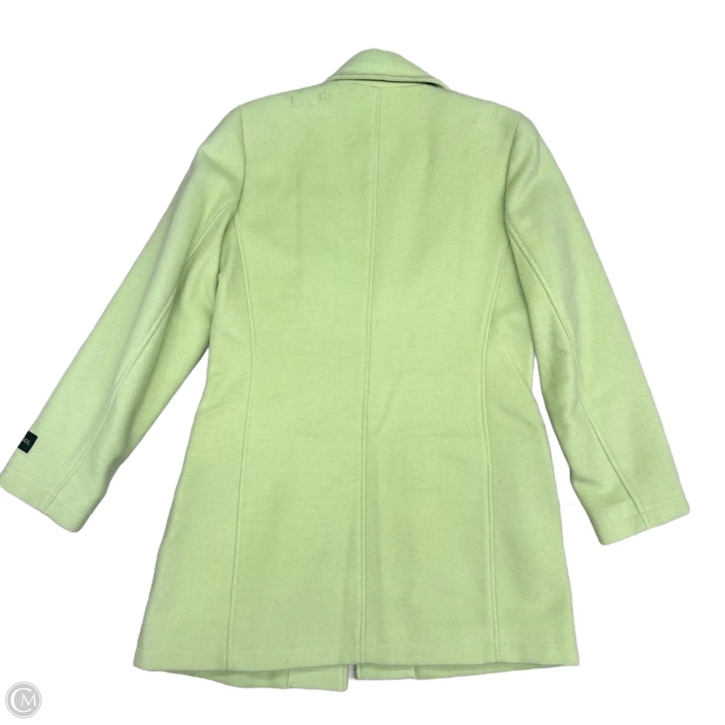 Coat Wool By Harve Bernard In Green, Size: M