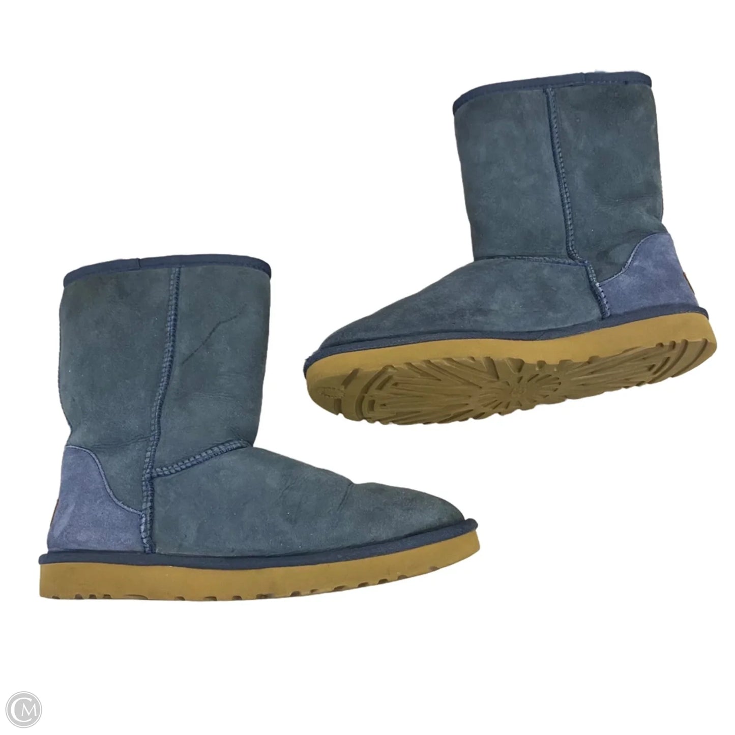 Boots Designer By Ugg In Blue, Size: 10