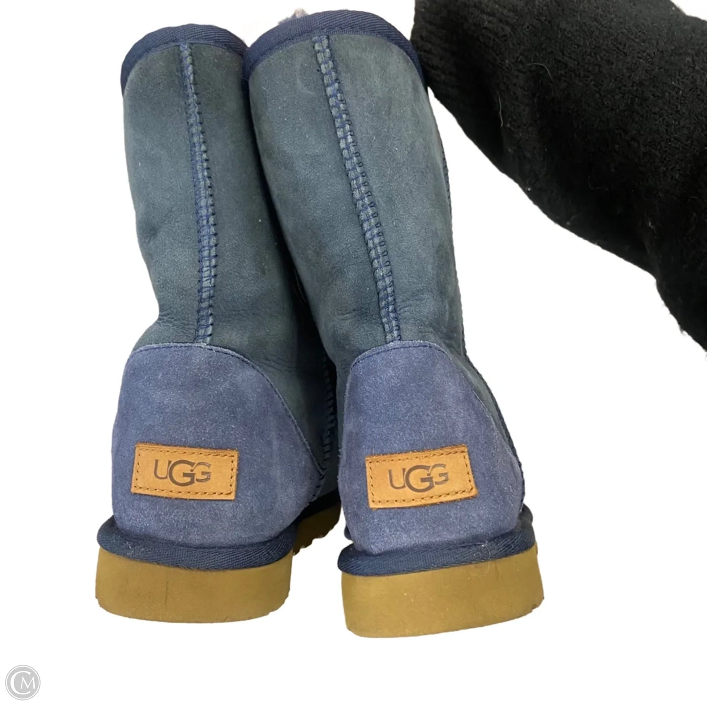 Boots Designer By Ugg In Blue, Size: 10