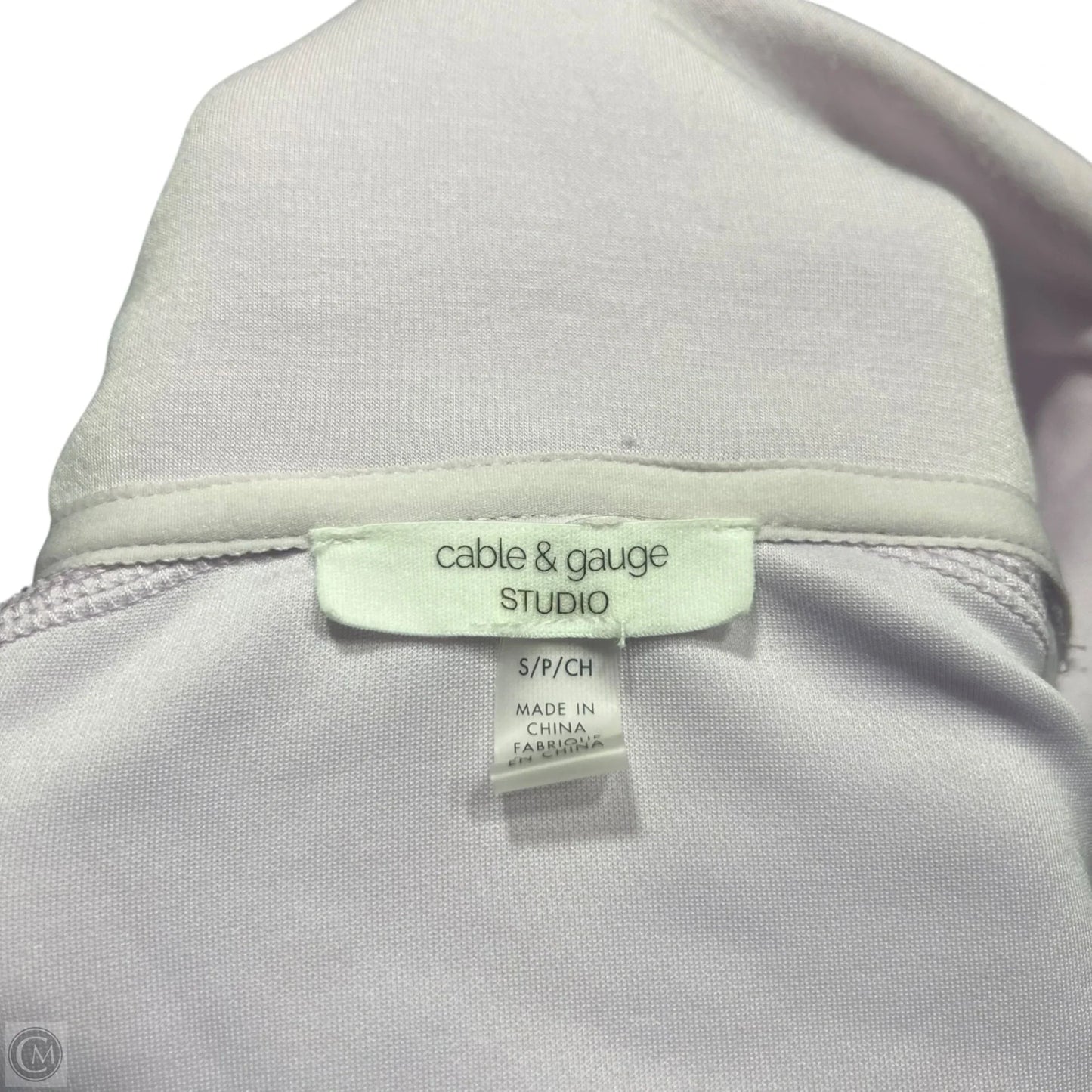 Sweatshirt Collar By Cable And Gauge In Purple, Size: S