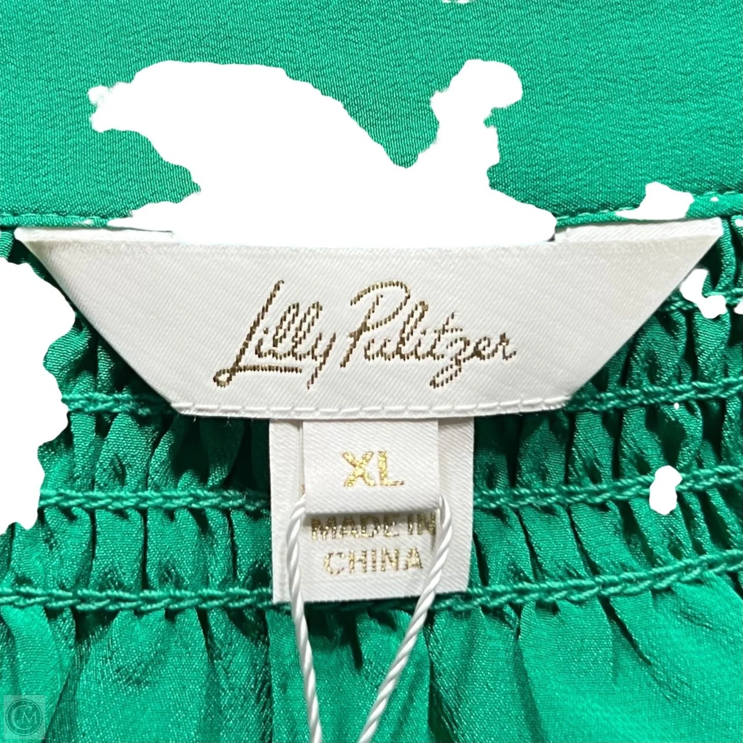 Top Long Sleeve Designer By Lilly Pulitzer In Green, Size: Xl