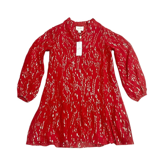 Dress Designer By Lilly Pulitzer In Gold & Red, Size: Xs