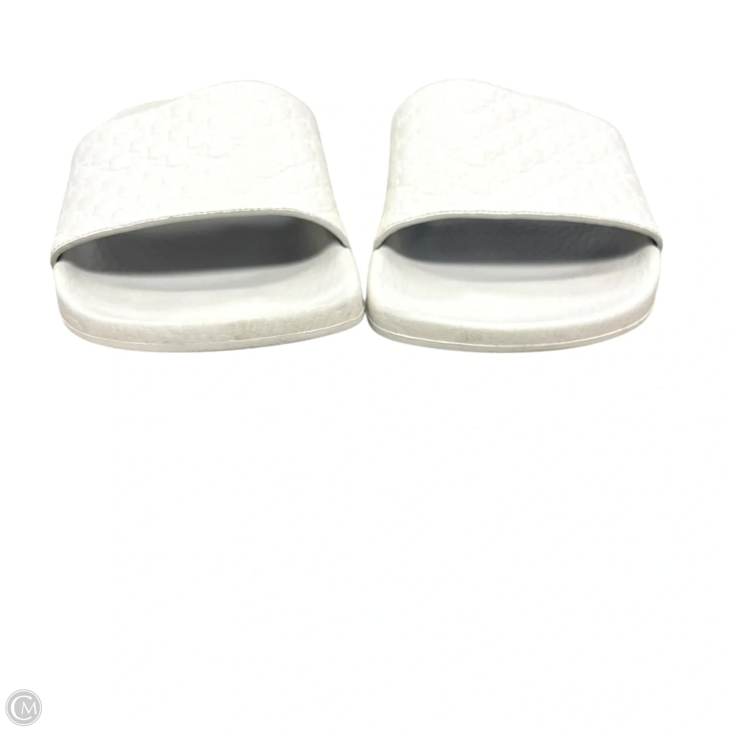 Sandals Luxury Designer By Gucci In Cream, Size: 10.5