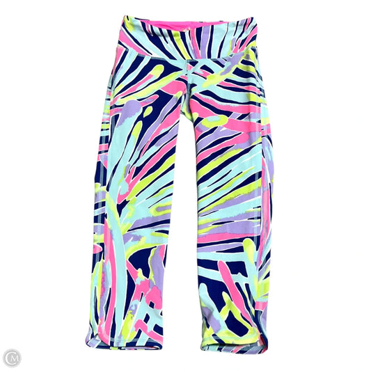 Pants Designer By Lilly Pulitzer In Blue & Pink, Size: 0
