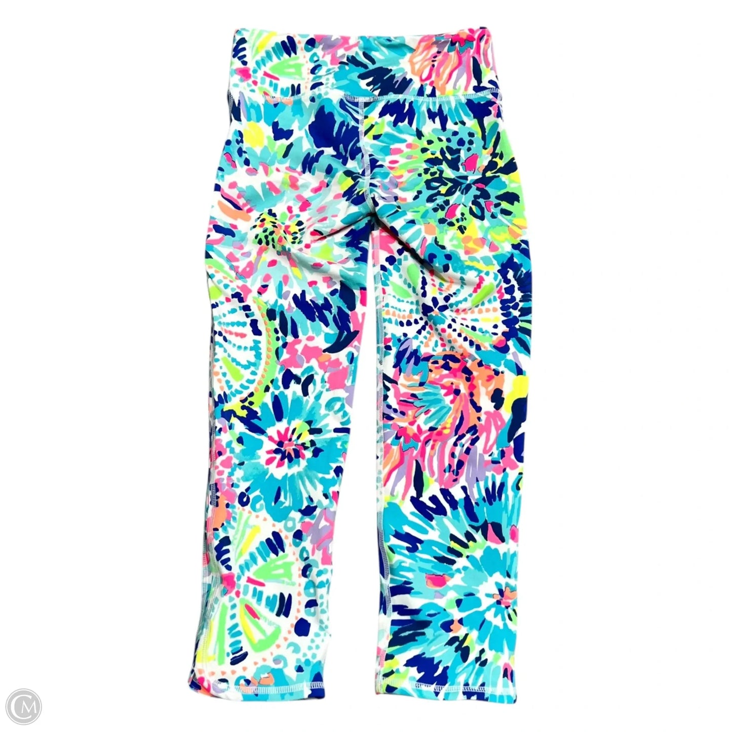 Pants Designer By Lilly Pulitzer In Blue & Yellow, Size: 0