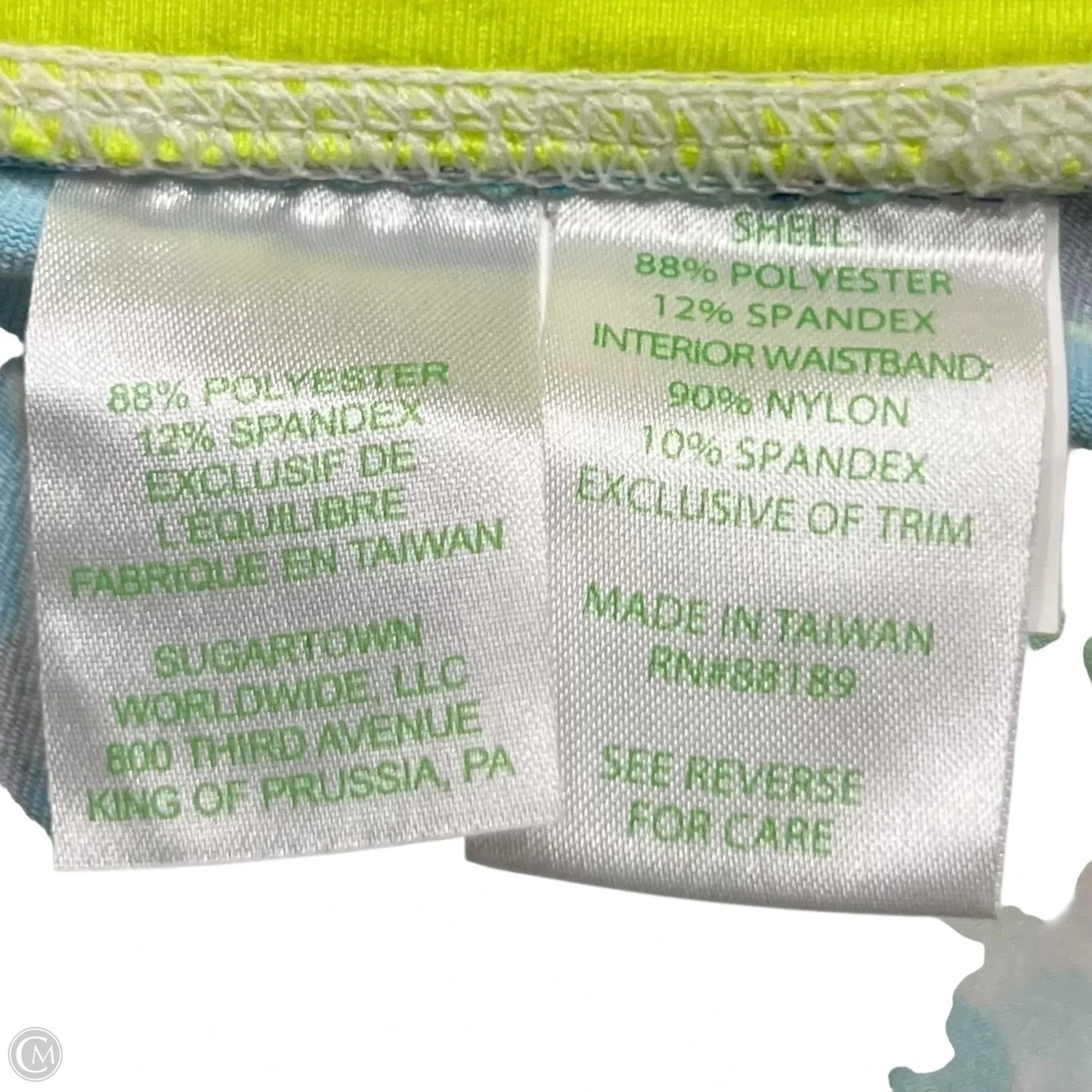 Pants Designer By Lilly Pulitzer In Blue & Yellow, Size: 0