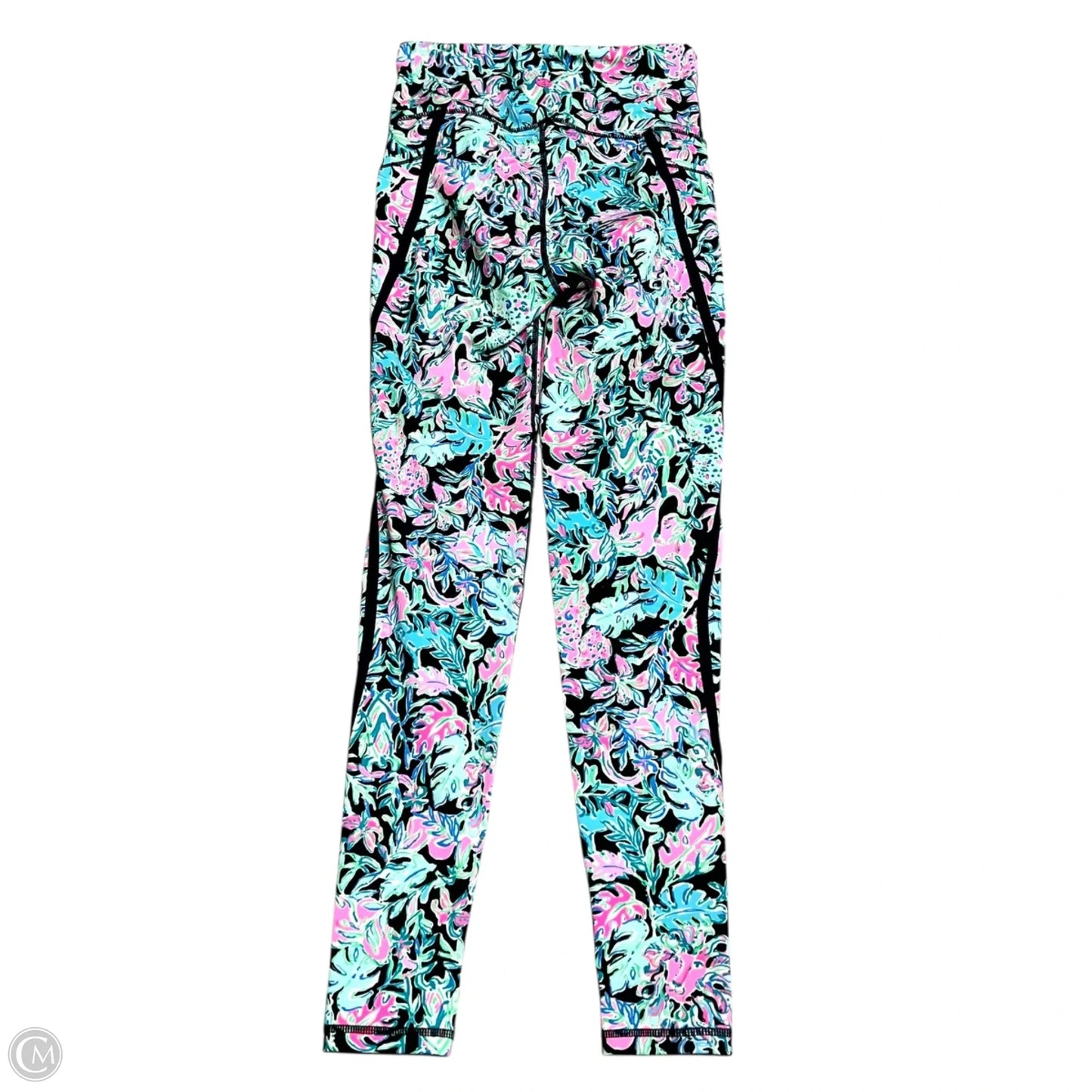 Pants Designer By Lilly Pulitzer In Black & Blue, Size: 0