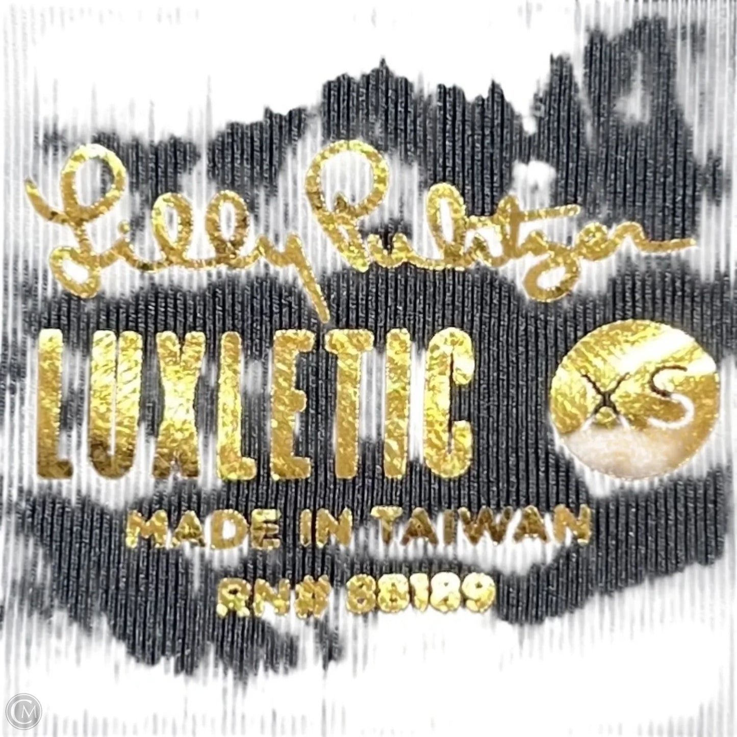 Pants Designer By Lilly Pulitzer In Black & Blue, Size: 0