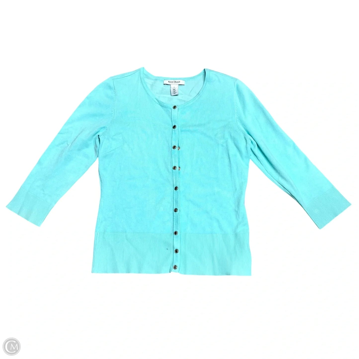 Sweater Cardigan By White House Black Market In Blue, Size: S