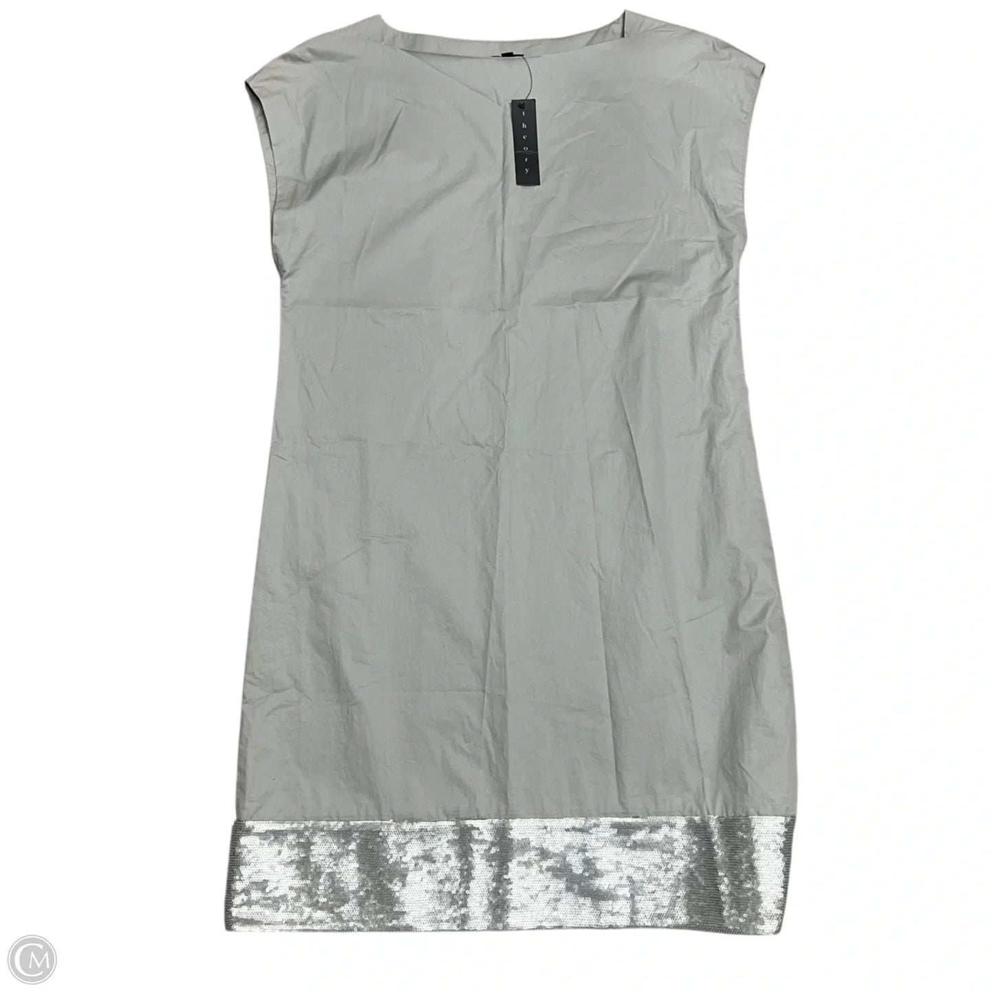 Dress Party Short By Theory In Grey & Silver, Size: M