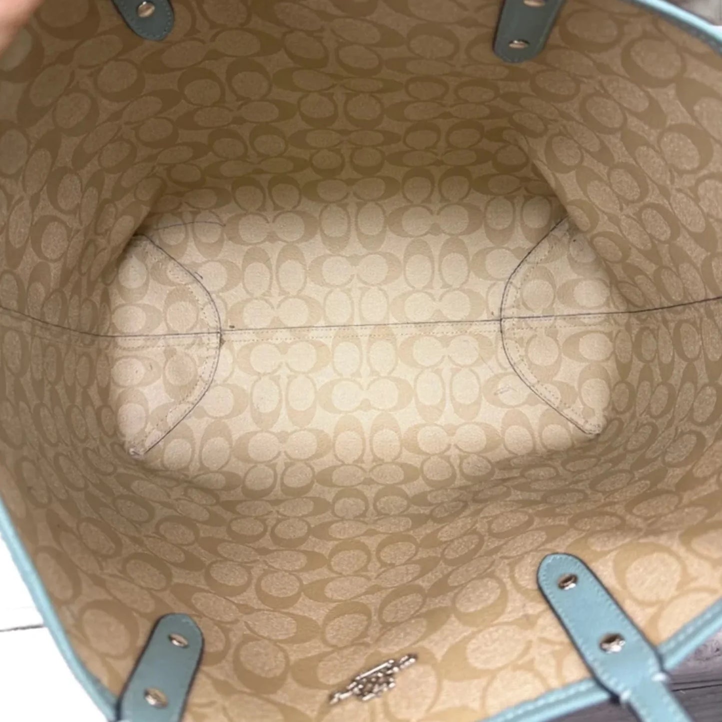 Tote Designer By Coach, Size: Large