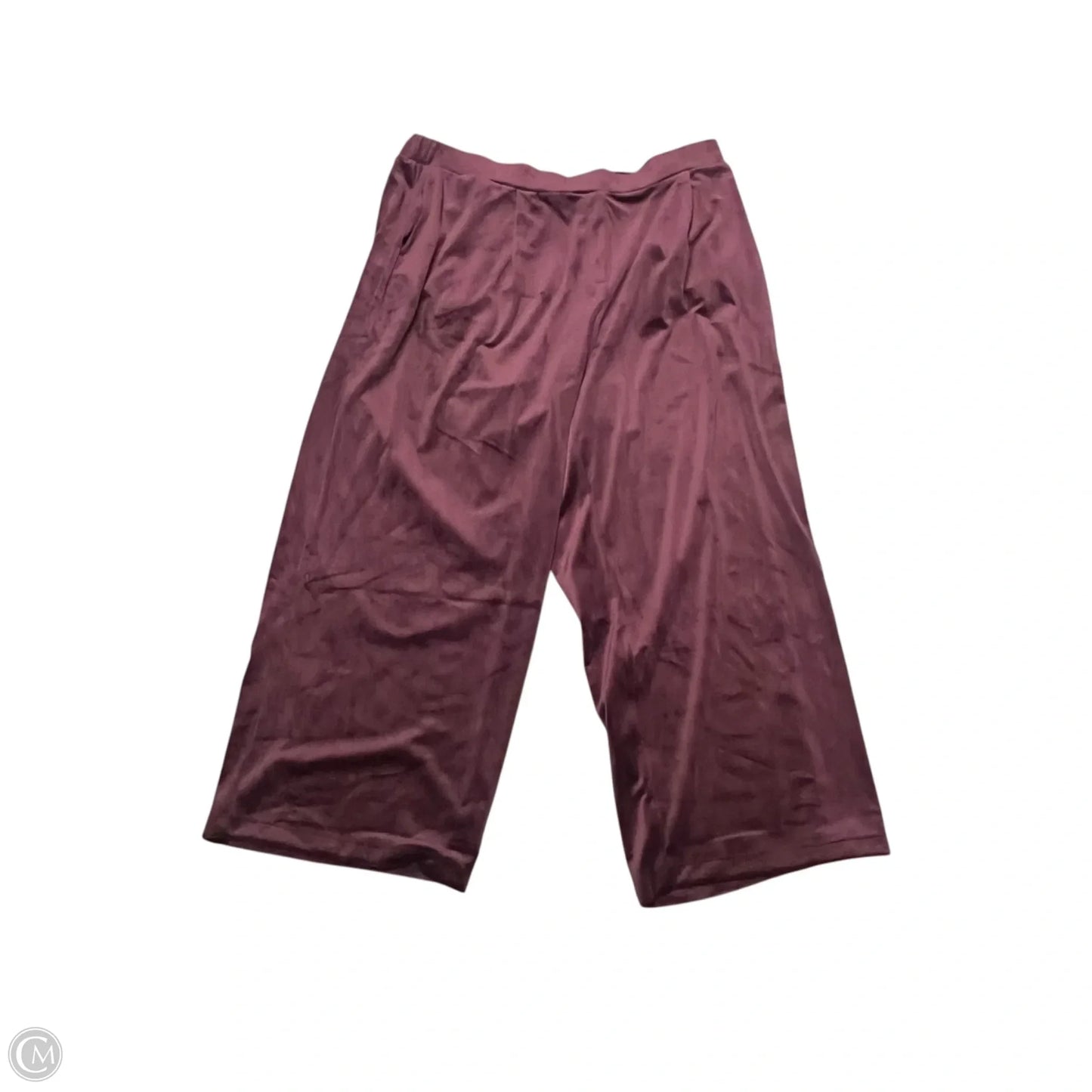 Pants Lounge By Calvin Klein In Purple, Size: 18