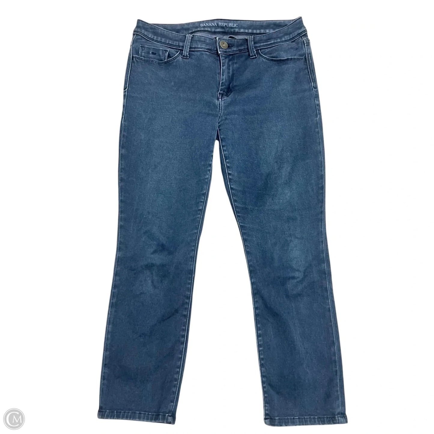 Jeans Skinny By Banana Republic In Blue Denim, Size: 6