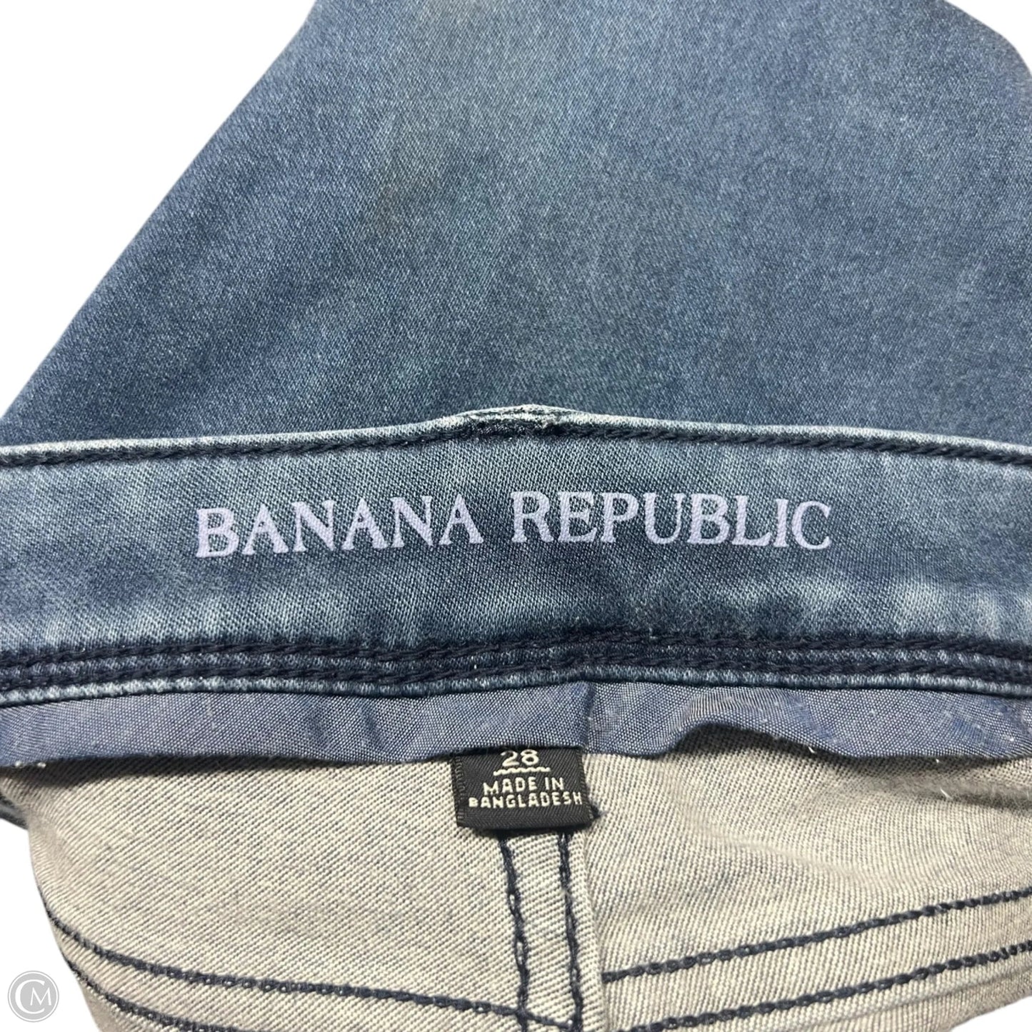 Jeans Skinny By Banana Republic In Blue Denim, Size: 6