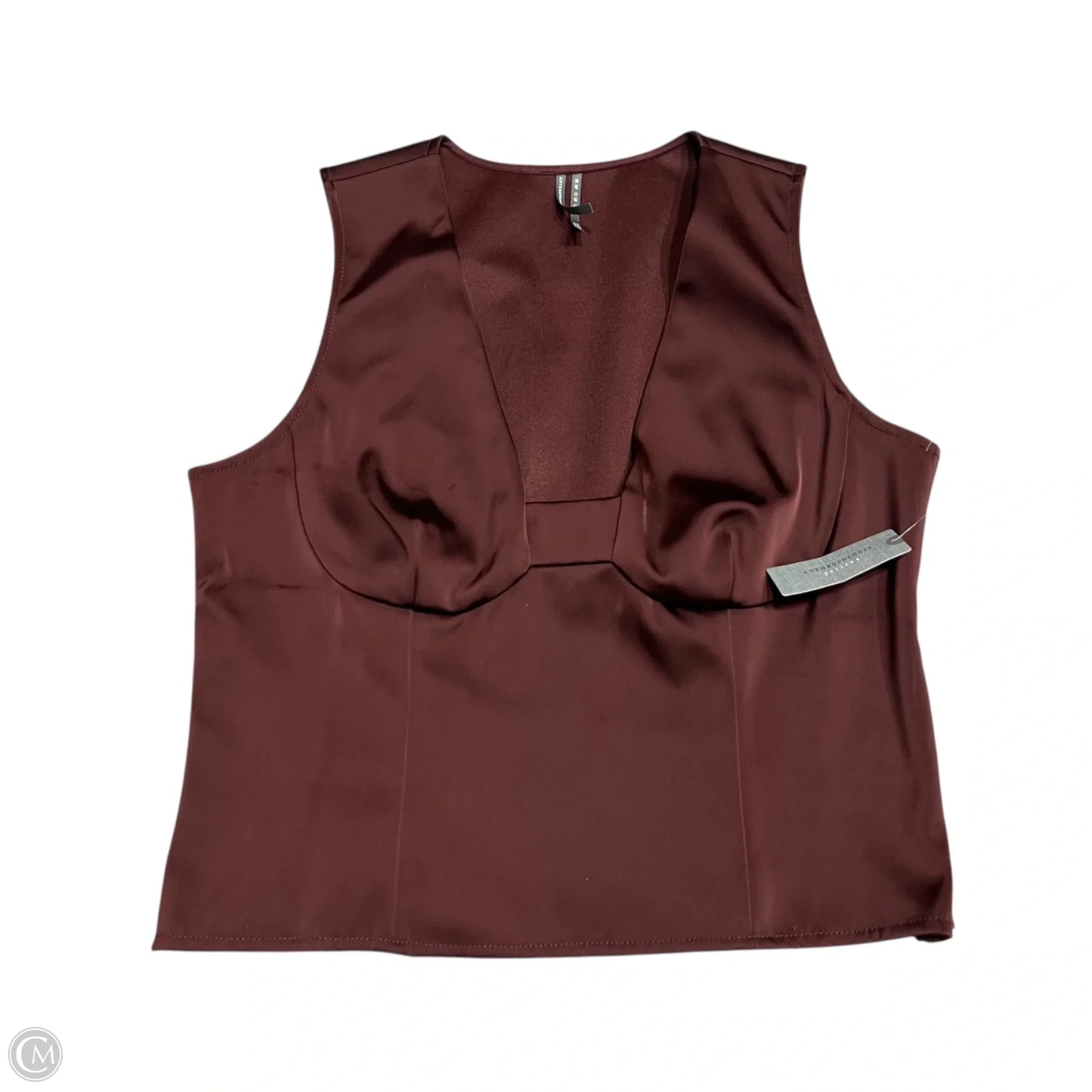 Top Sleeveless By Anthropologie In Brown, Size: Lp