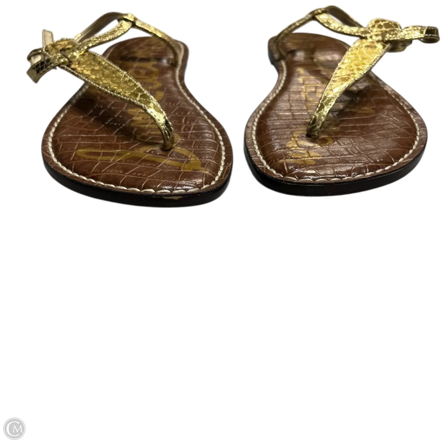 Sandals Flats By Sam Edelman In Gold, Size: 8