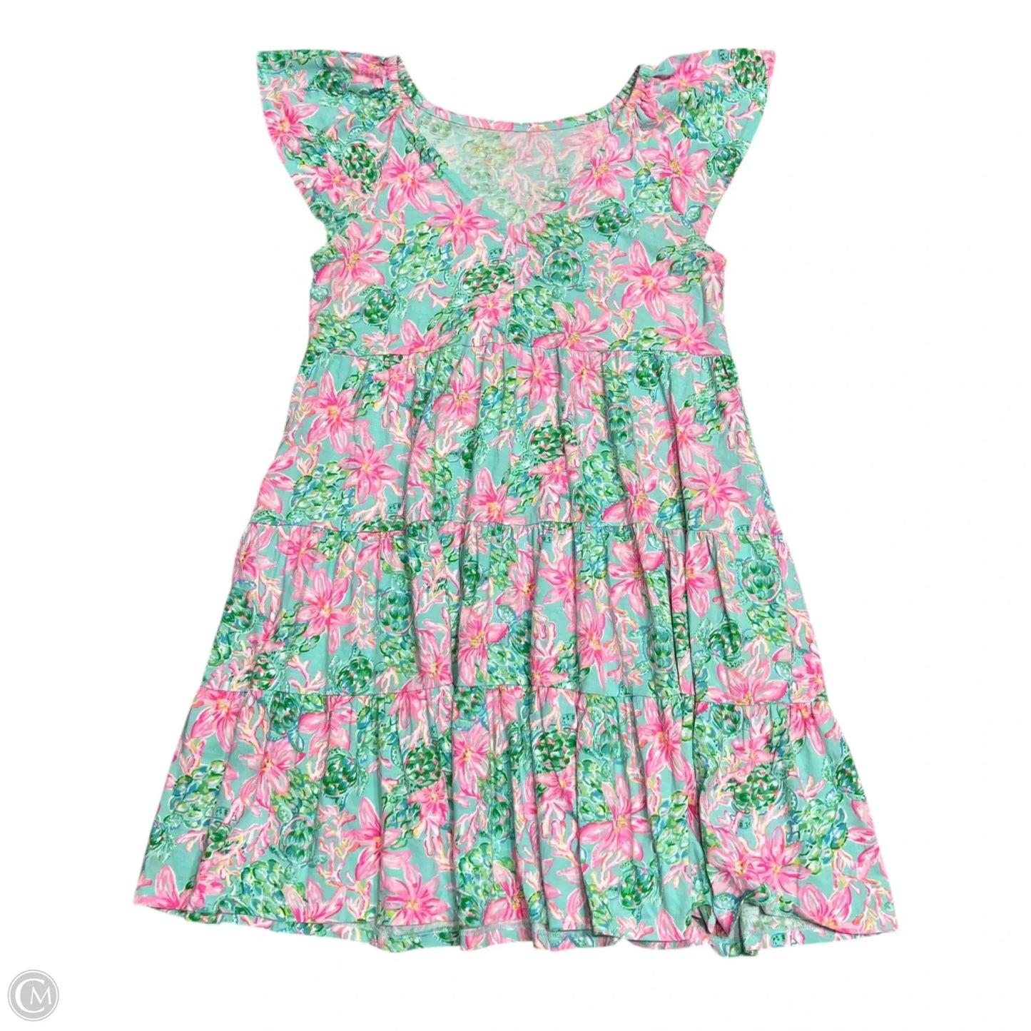 Dress Designer By Lilly Pulitzer In Blue & Pink, Size: M