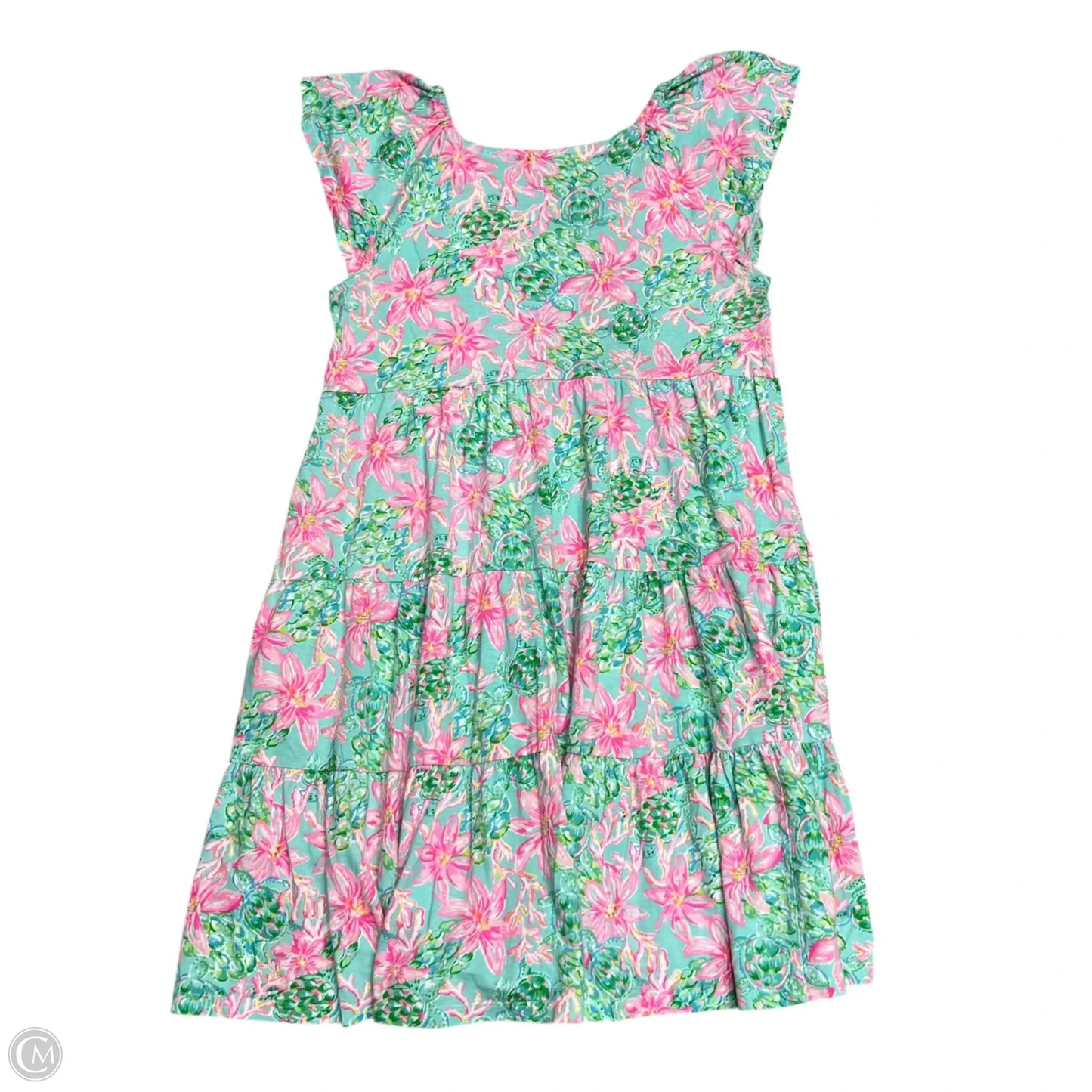 Dress Designer By Lilly Pulitzer In Blue & Pink, Size: M