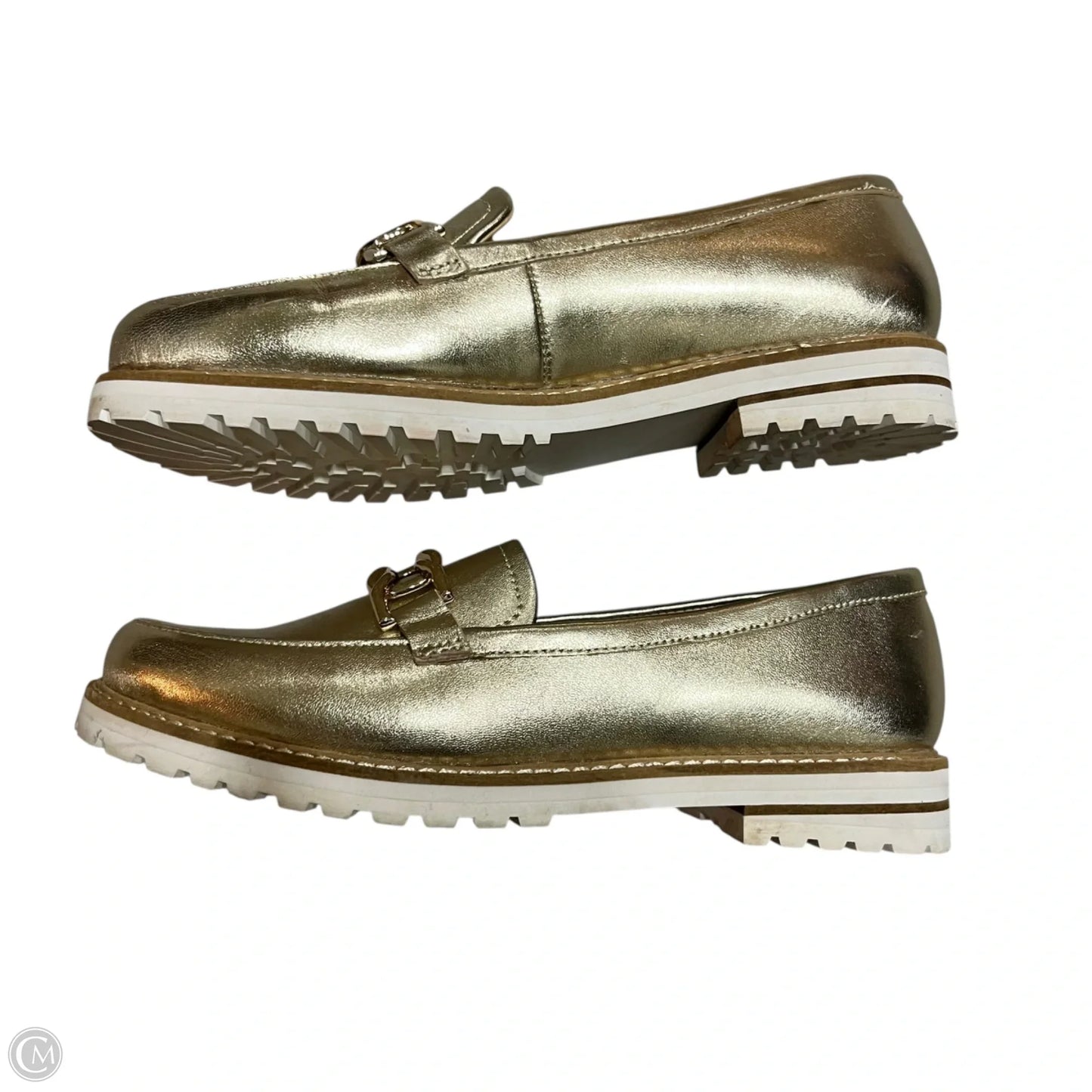 Shoes Flats By Talbots In Gold, Size: 6.5