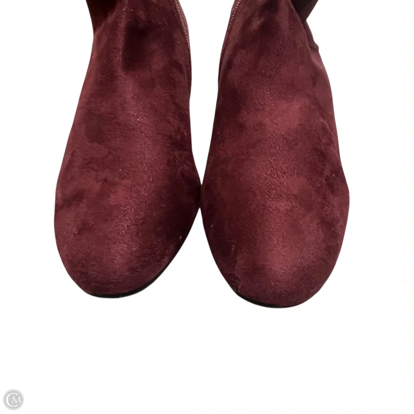 Boots Ankle Heels By Impo In Red, Size: 9.5