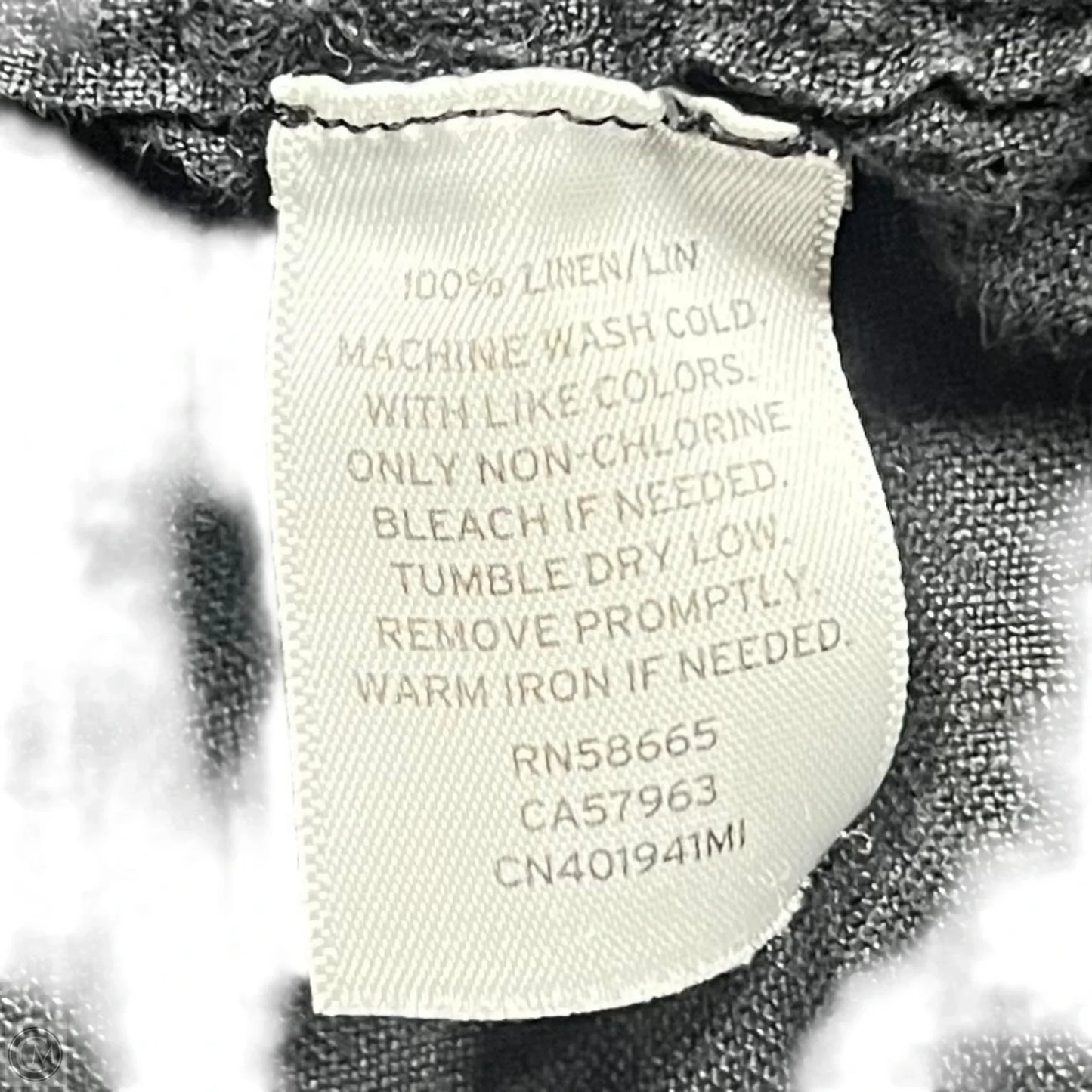 Pants Linen By Caslon In Black, Size: 18