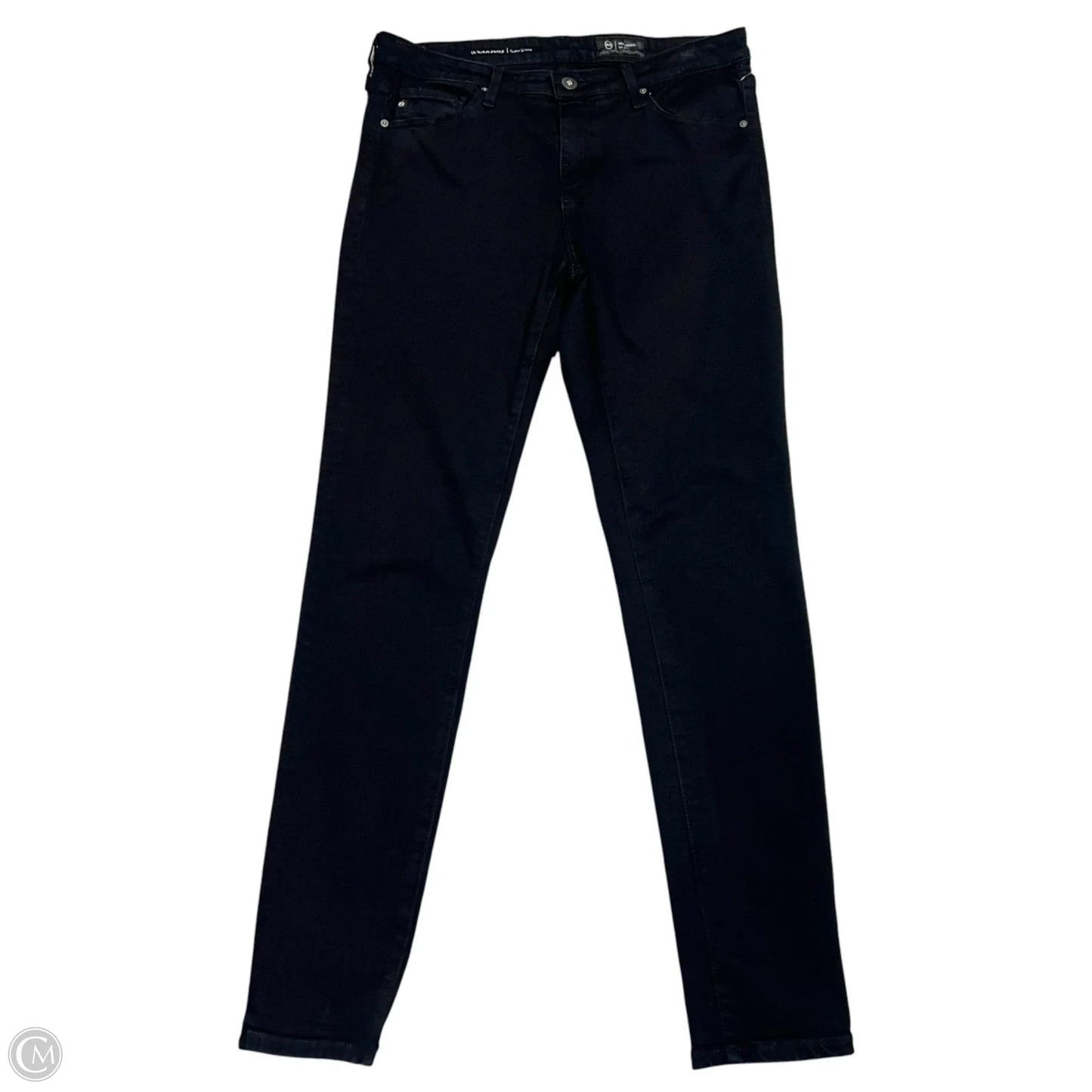 Jeans Skinny By Adriano Goldschmied In Black Denim, Size: 10